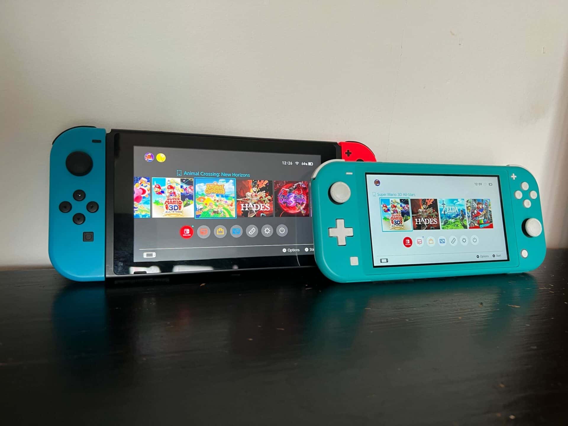 can nintendo switch share games